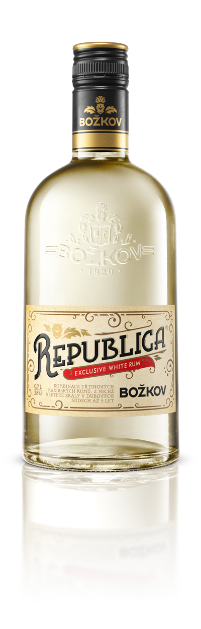 Božkov Republica Exclusive White 38% 0,7l
