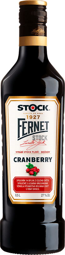 Fernet Stock Cranberry 27% 0,5l