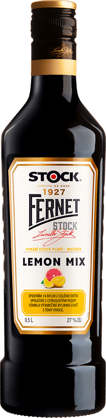 Fernet Stock Lemon Mix 27 % 0,5l