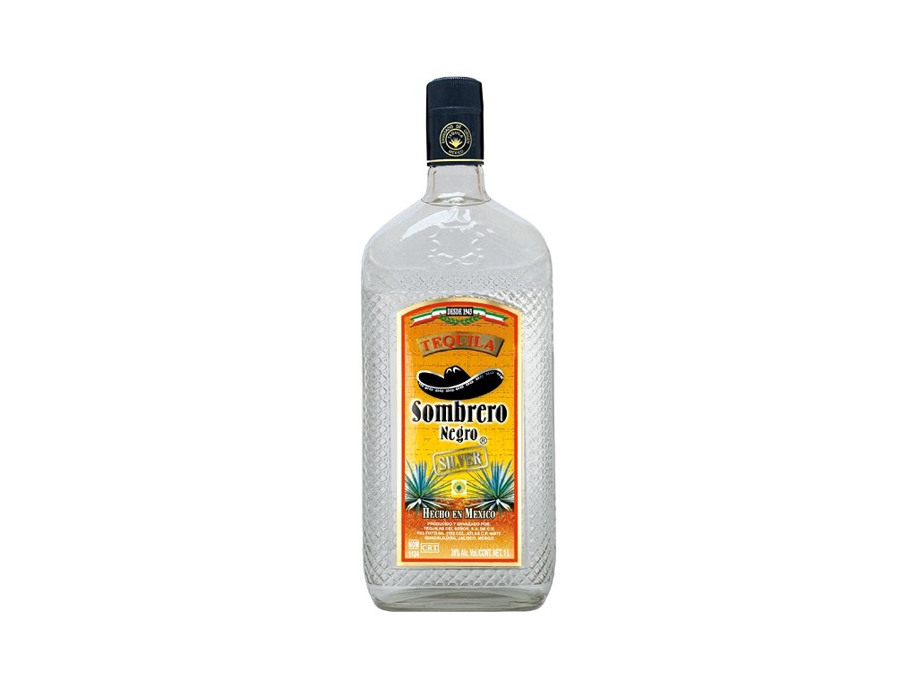 Sombrero Negro Tequila Silver 38% 1l