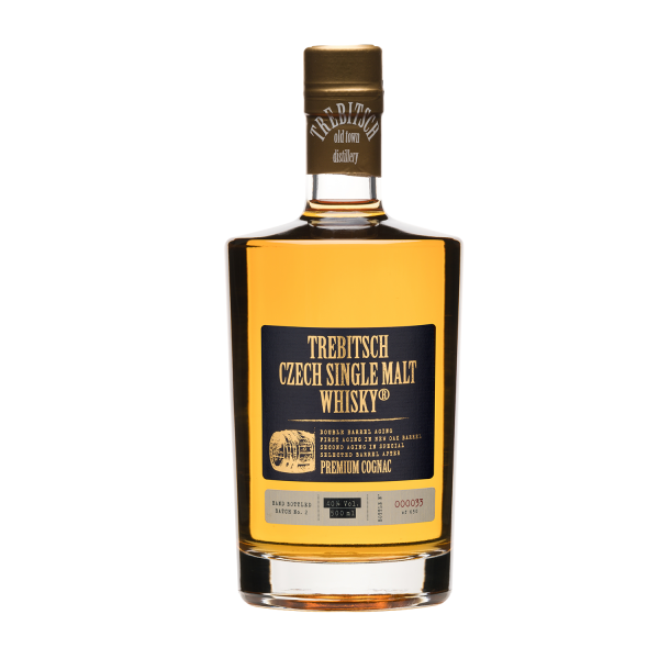 Trebitsch single malt whisky double barrel PREMIUM COGNAC 40% 0,5 L