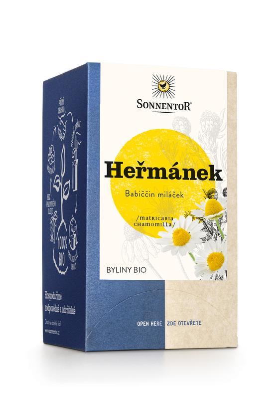 Čaj porcovaný Heřmánek Bio Sonnentor 14,4g