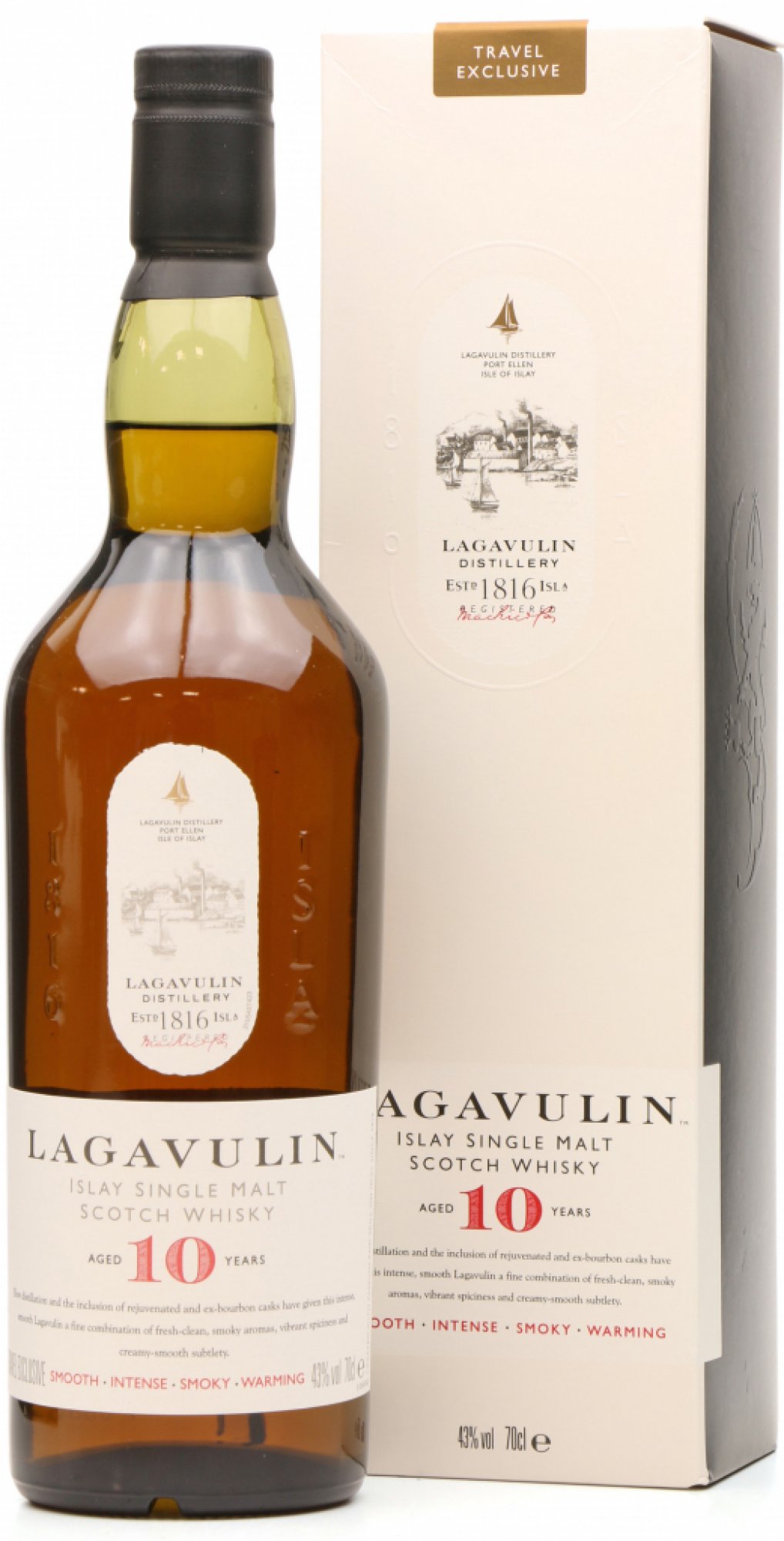 Lagavulin 10 years 43% 0,7l