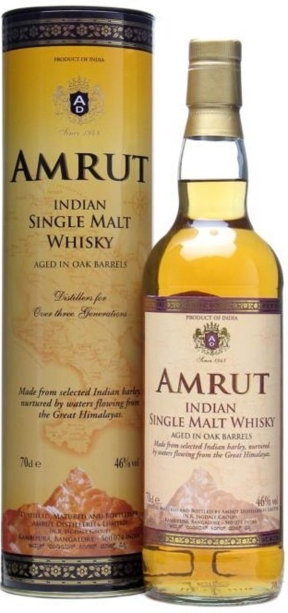 Amrut Indian Single malt 46% 0,7l