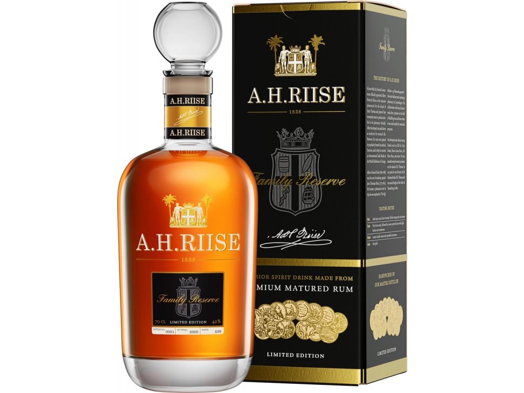 A. H. Riise Family Reserve Solera 42% 0,7 l (karton)