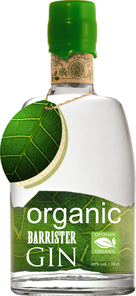 Barrister ORGANIC gin 40% 0,7l