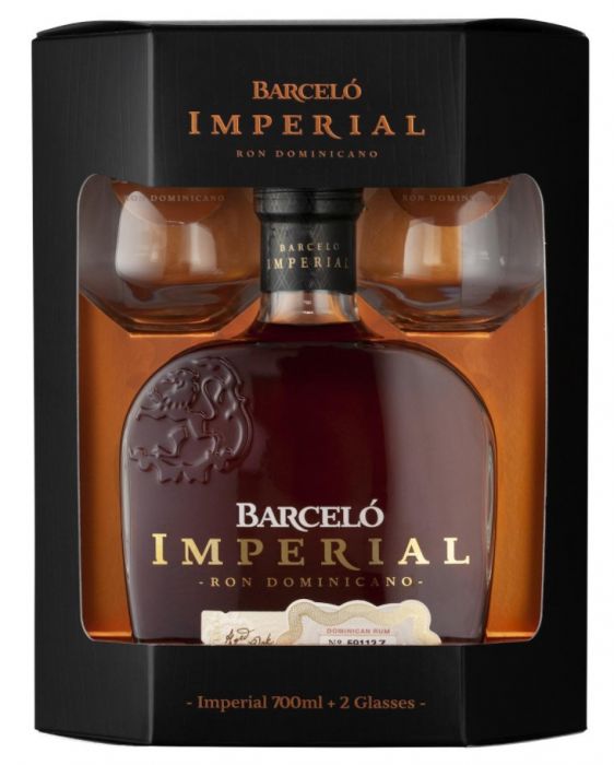 Ron Barceló Imperial 38% 0,7 + 2 skleničky