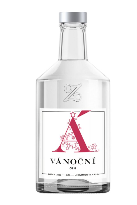 Vánoční gin 45% 0,5l