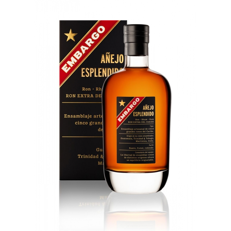 Embargo Anejo Esplendido Rum 40% 0,7l