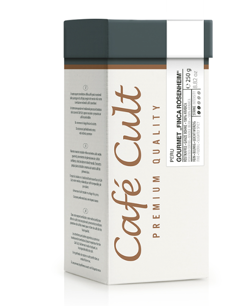 Cafe Cult Finca Rosenheim Perú zrnková káva 250 g