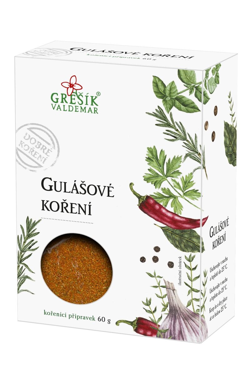 Valdemar Grešík Grešík Gulášové koření 60 g Valdemar Grešík Grešík Gulášové koření 60 g