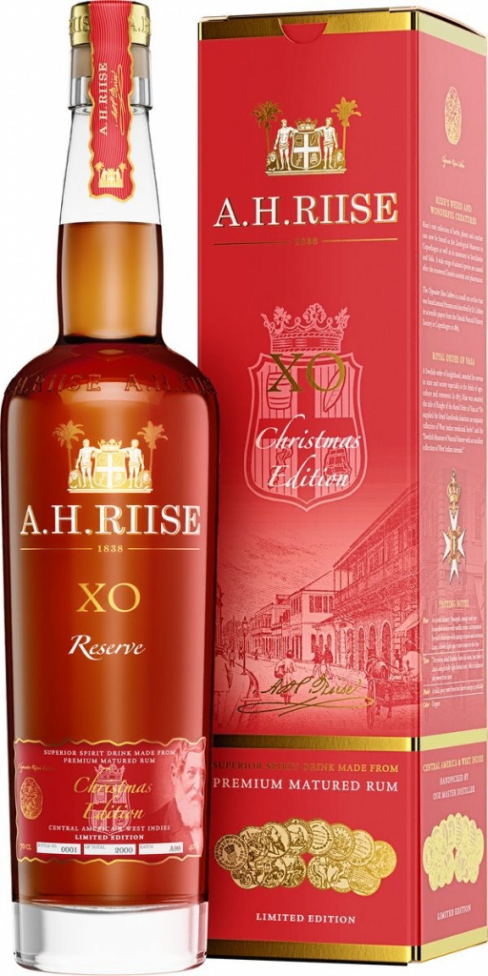 A.H.Riise XO Christmas Edition 40% 0,7l