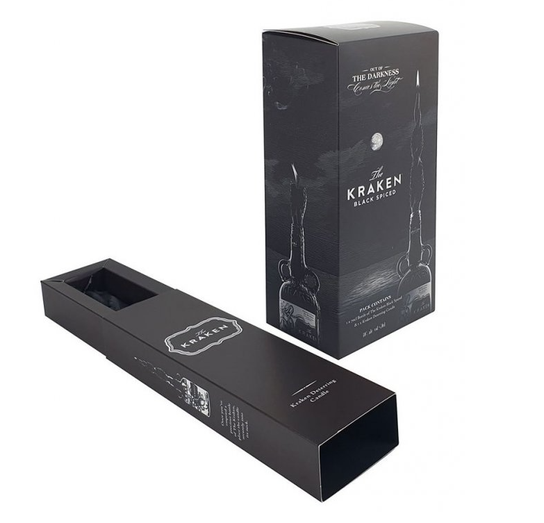 Kraken Black Spiced Gift Box se svíčkou 40 % 1l