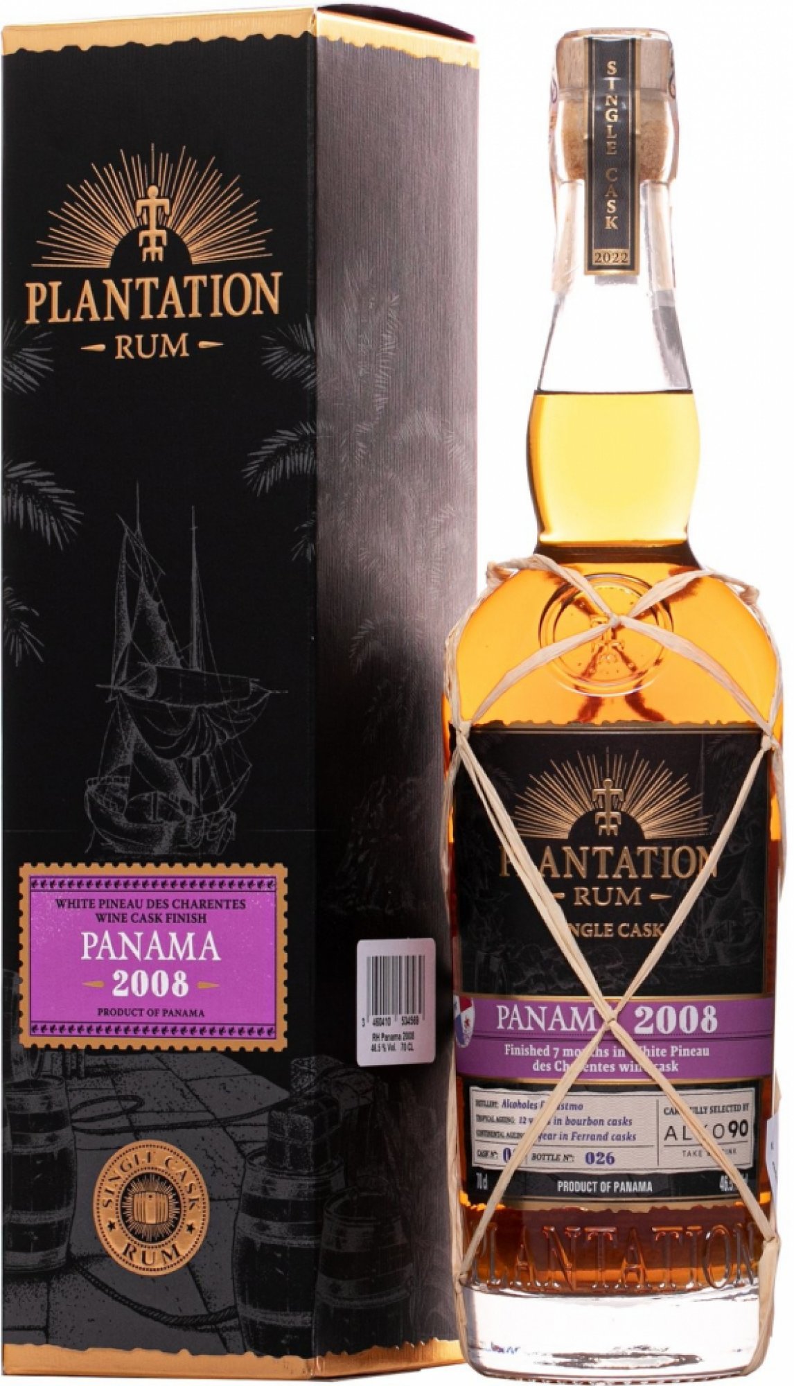 Plantation Panama 2008 46,5% 0,7l