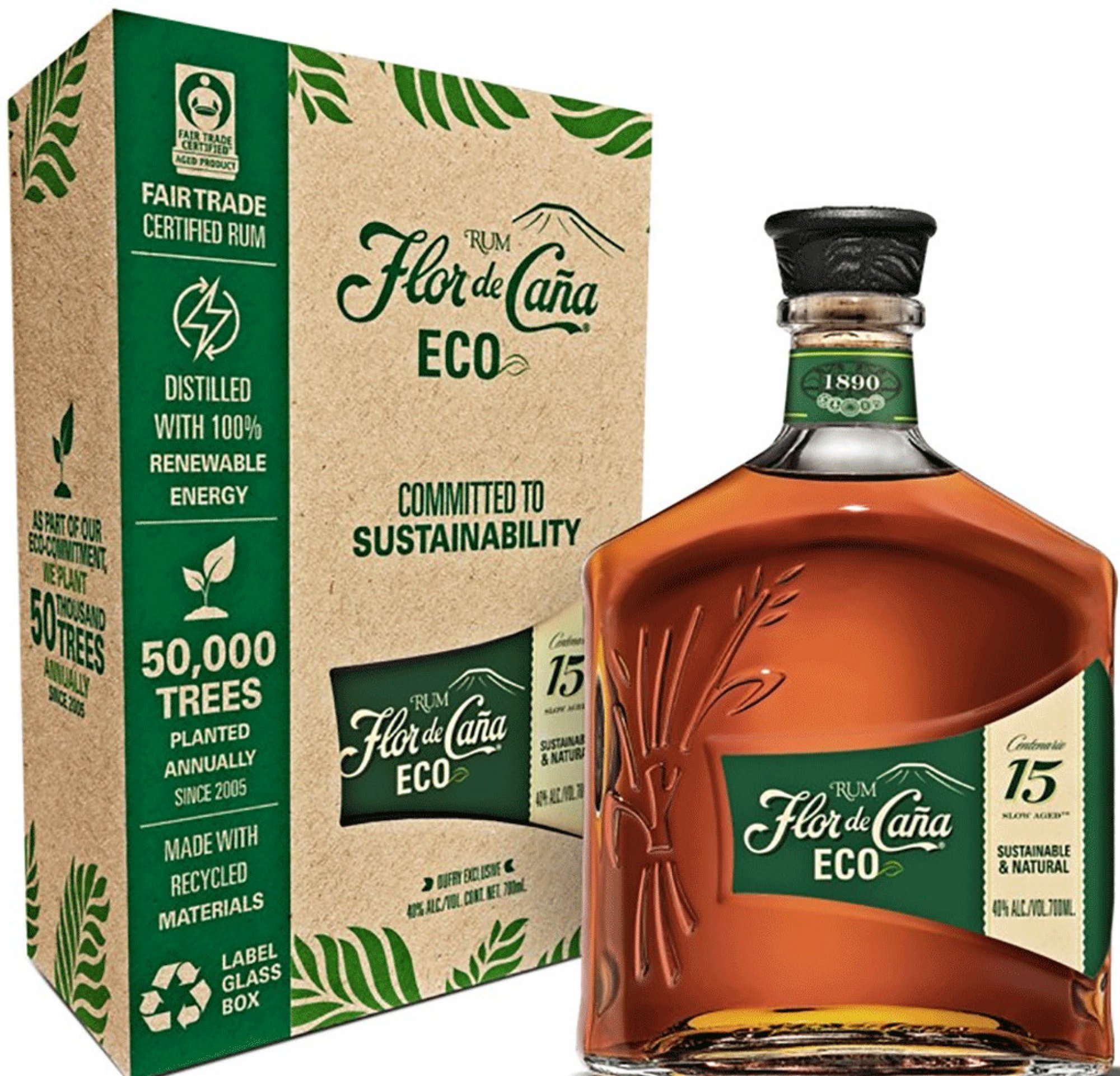 Flor de Cana ECO 15y 40% 0,7l