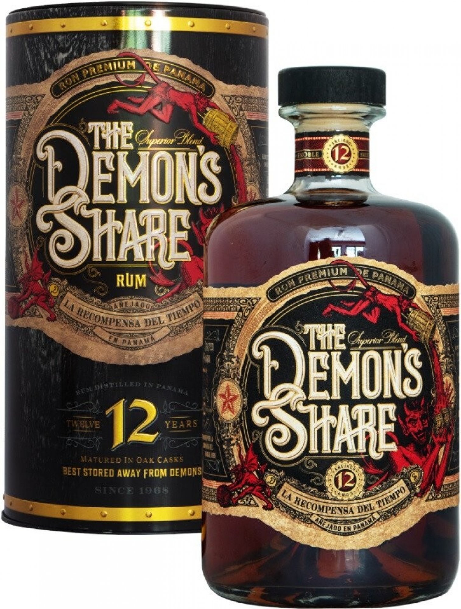 Bodegas de America, S.A. Demon's Share 12 YO, 41%, 0,7l