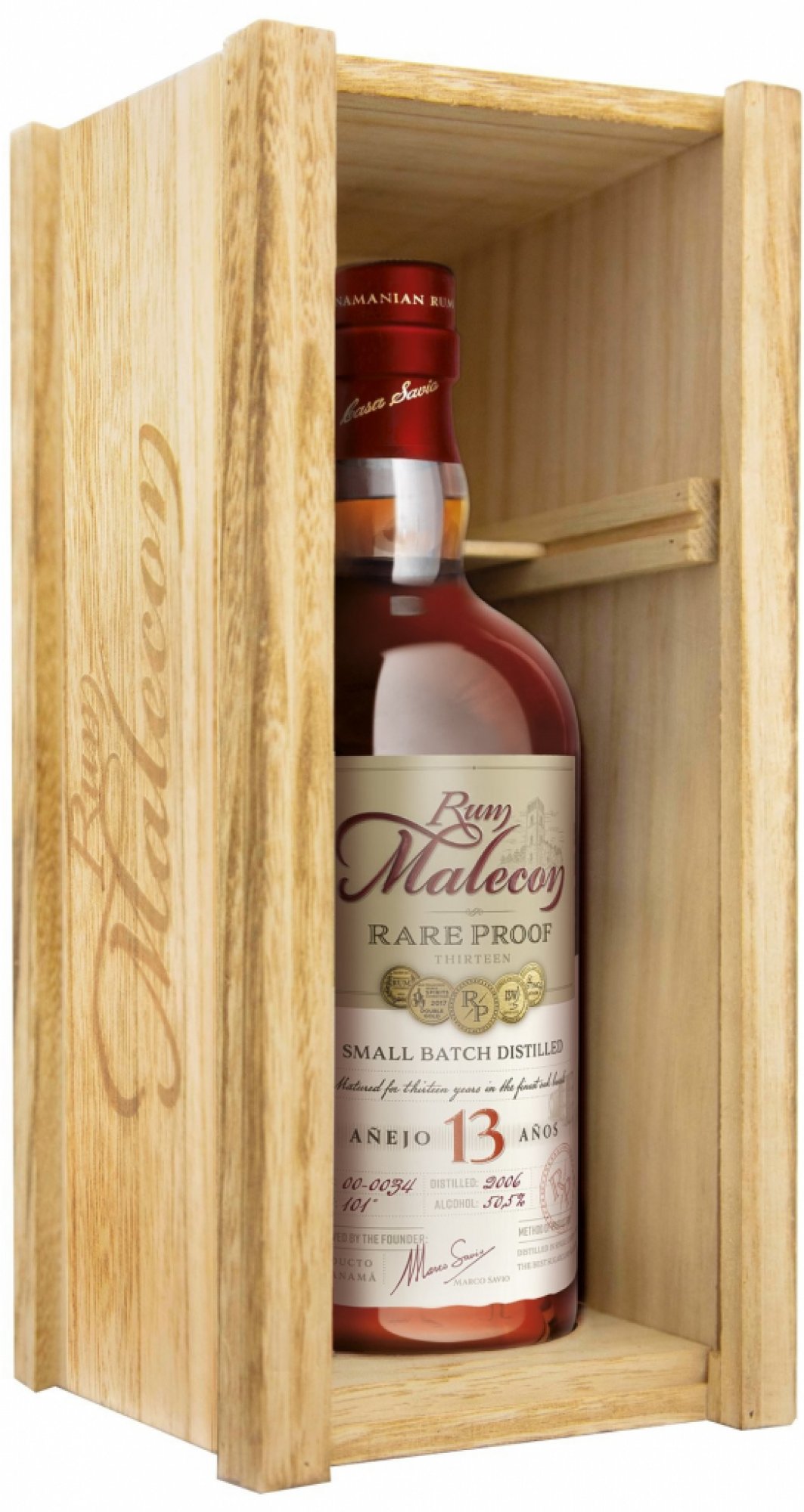 Malecon Rare proof 2006 13yo Panamas rum 50,5% 0,7l