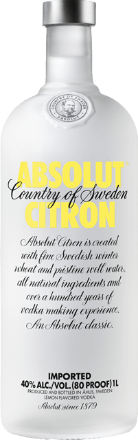 Absolut Citron 40% 1l