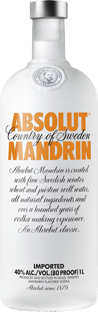 Absolut Mandarin 40 % 1 l