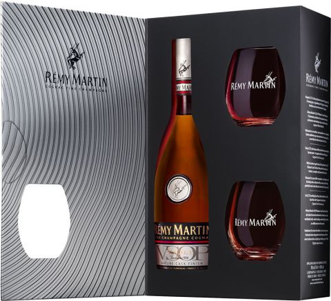 Rémy Martin VSOP 40% 0,7l + 2x sklenka