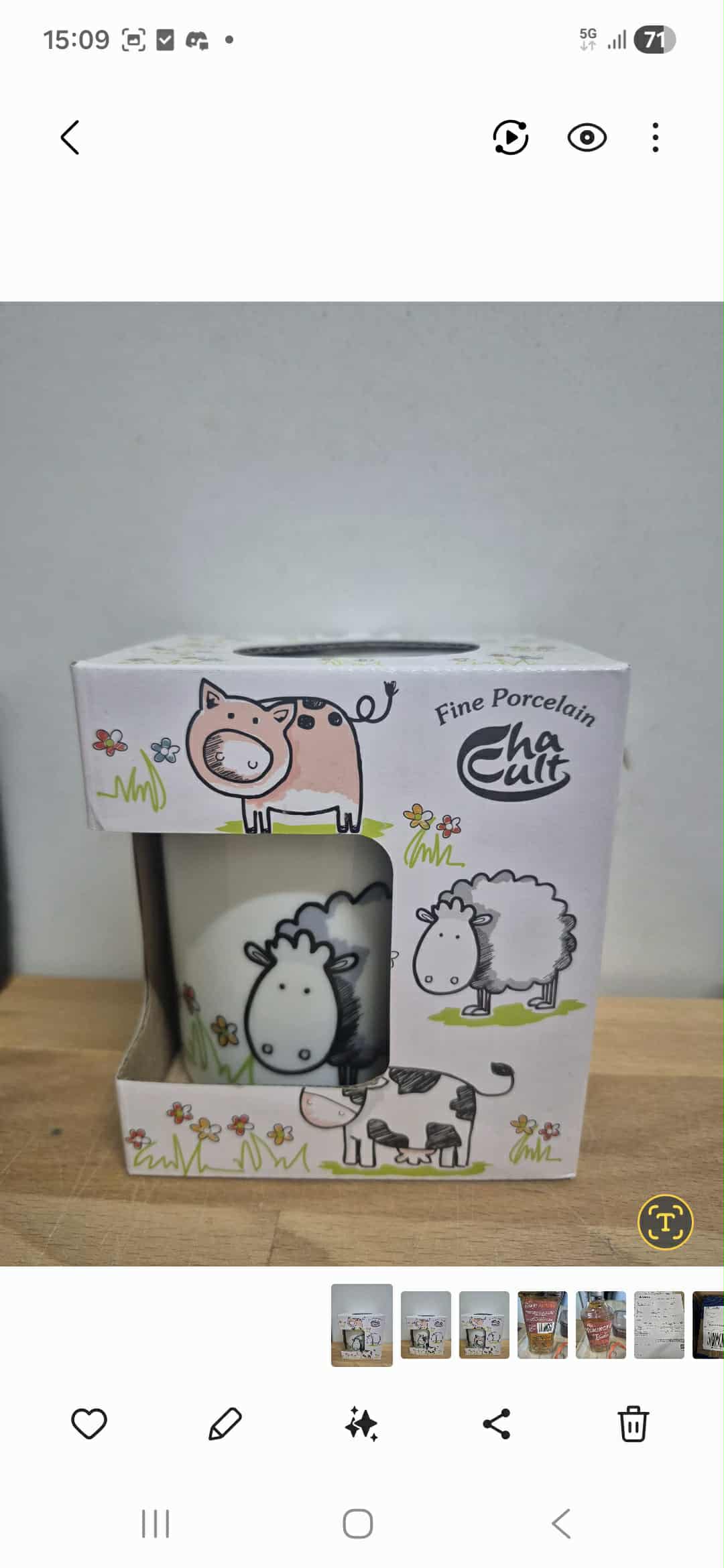 Hrnek Cha Cult s objemem 0,25 l se sítkem motív ovečka