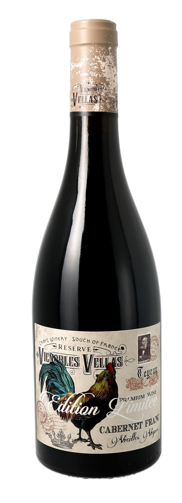 Vignobles Vellas Le Coq Cabernet Franc 15% 0,75l