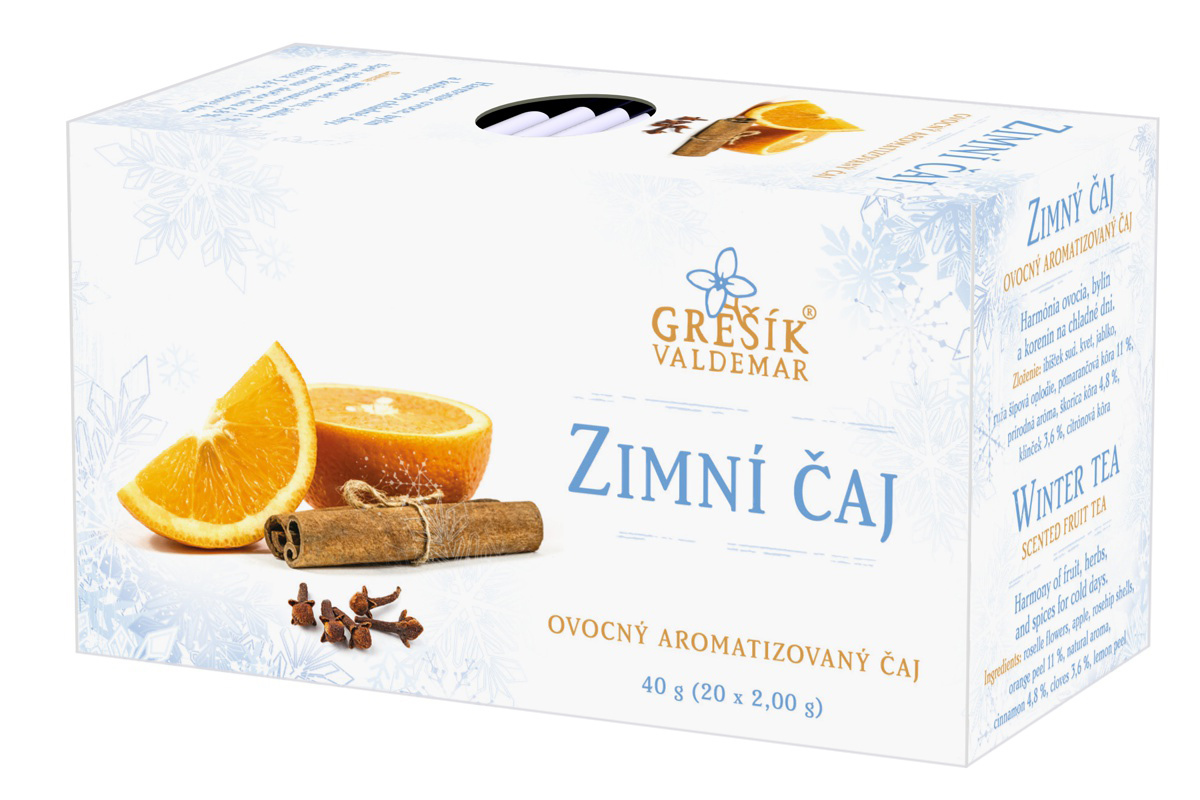 Valdemar Grešík Grešík Zimní čaj ovocný porcovaný 20 x 2,0 g