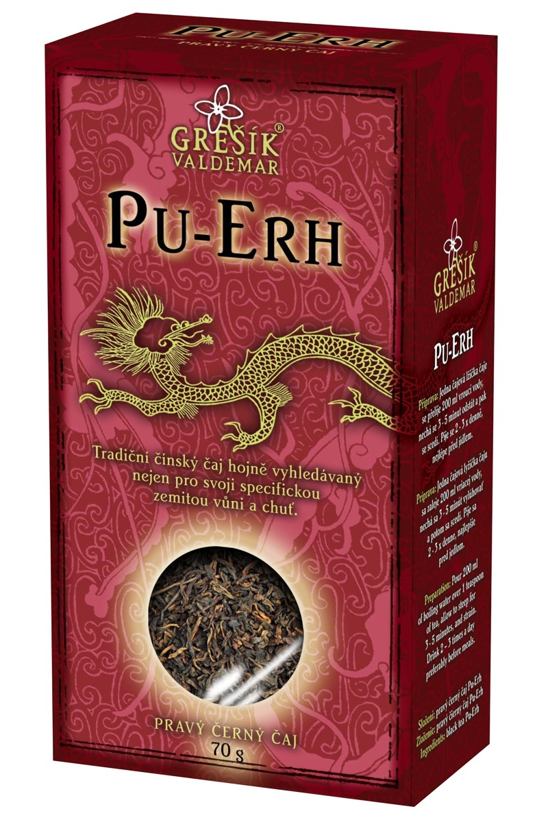 Valdemar Grešík Grešík Pu-Erh černý sypaný čaj 70 g