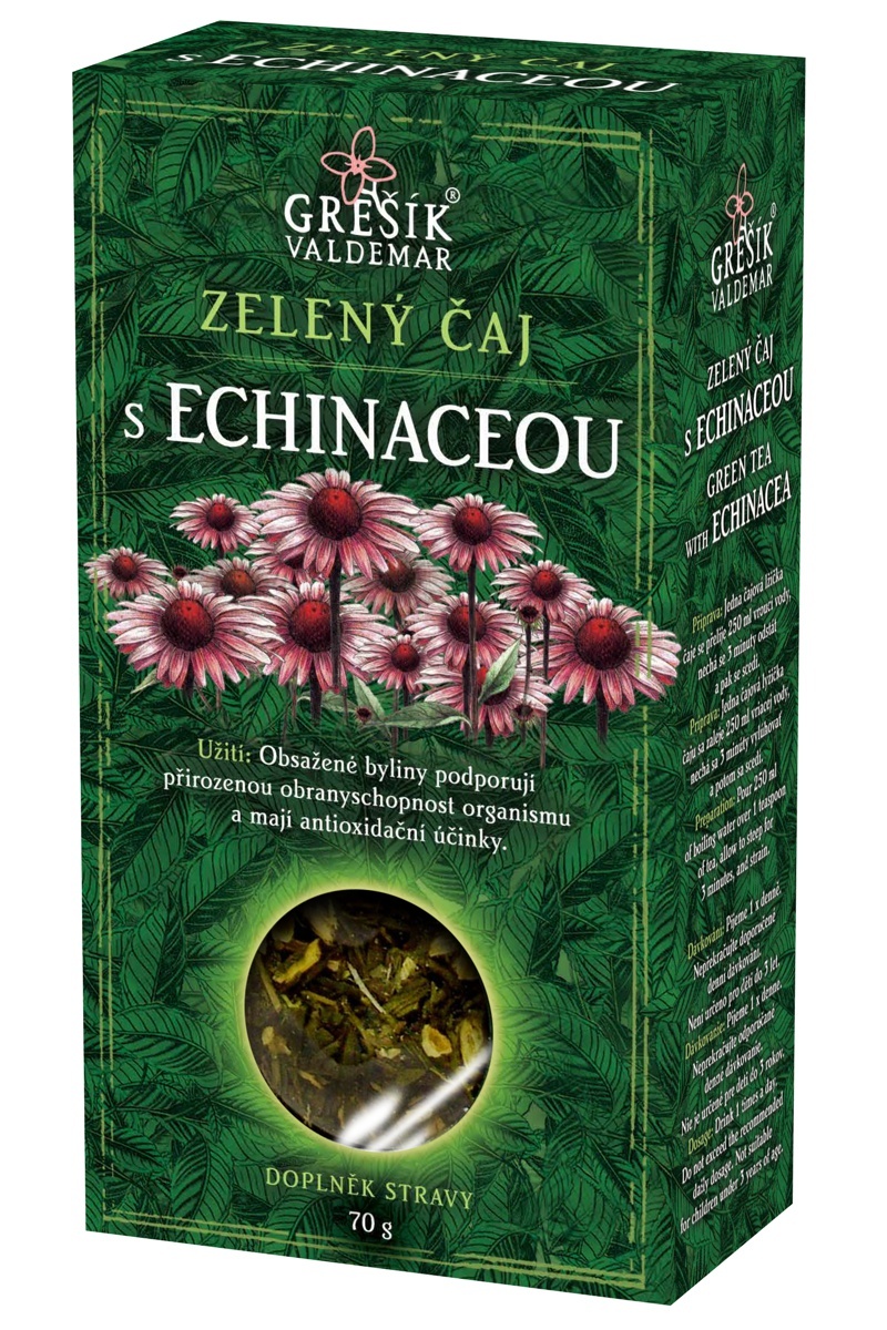 Valdemar Grešík Grešík Zelený čaj s echinaceou sypaný 70 g