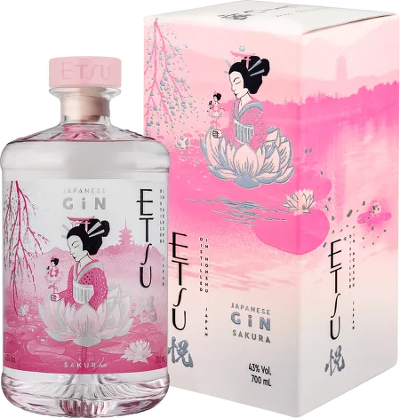Etsu Sakura Japanese Gin 43% 0,7l