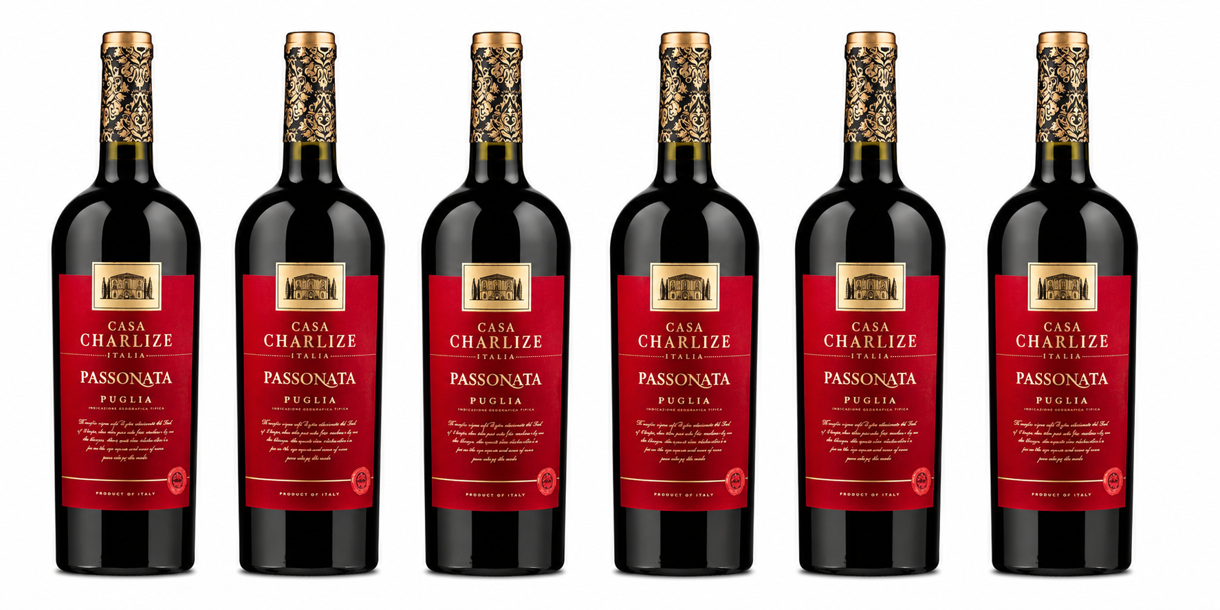 6x Casa Charlize Passonata Rosso Puglia IGT 14% 0,75l