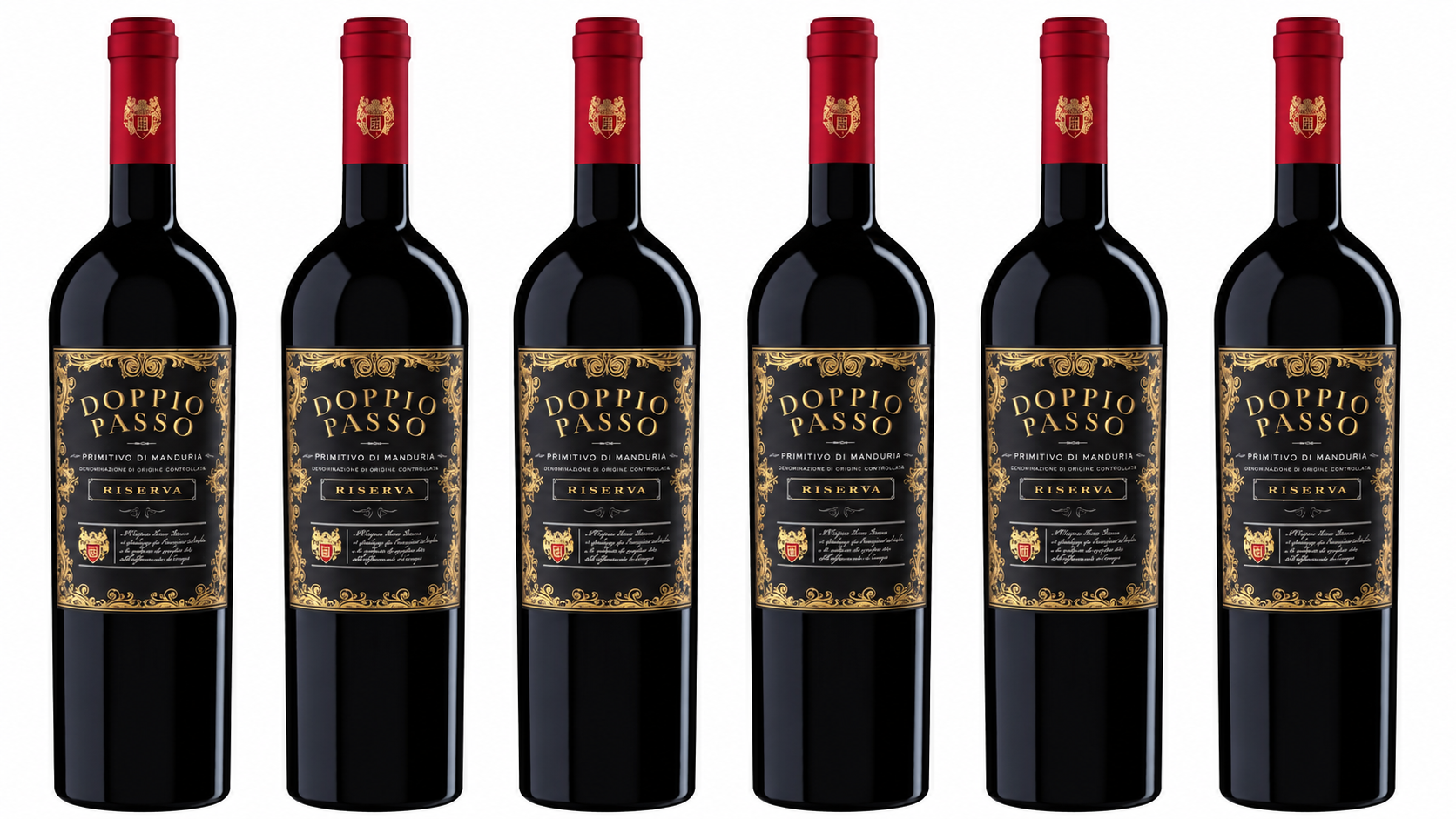6x Doppio Passo Primitivo Di Manduria Riserva 14,5% 0,75l