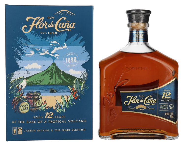 Flor de Caña 12 yo 40% 0,7l