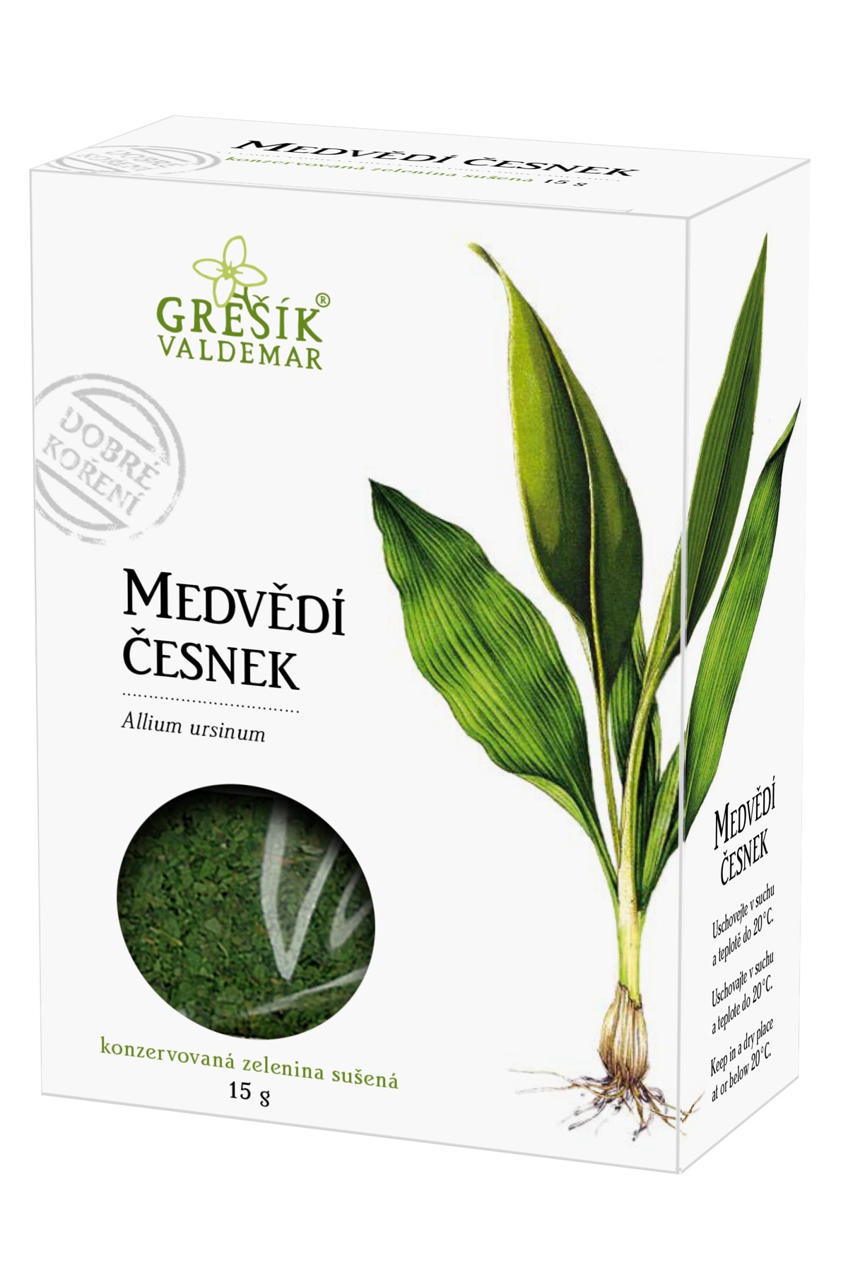Valdemar Grešík Grešík Medvědí česnek 15g Valdemar Grešík Grešík Medvědí česnek 15g
