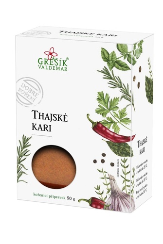 Valdemar Grešík Grešík Thajské kari 50g Valdemar Grešík Grešík Thajské kari 50g