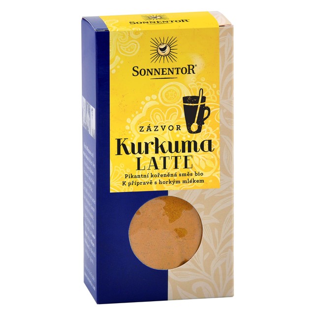 KURKUMA LATTE ZÁZVOR - K PŘÍPRAVĚ NÁPOJE 60 G BIO SONNENTOR