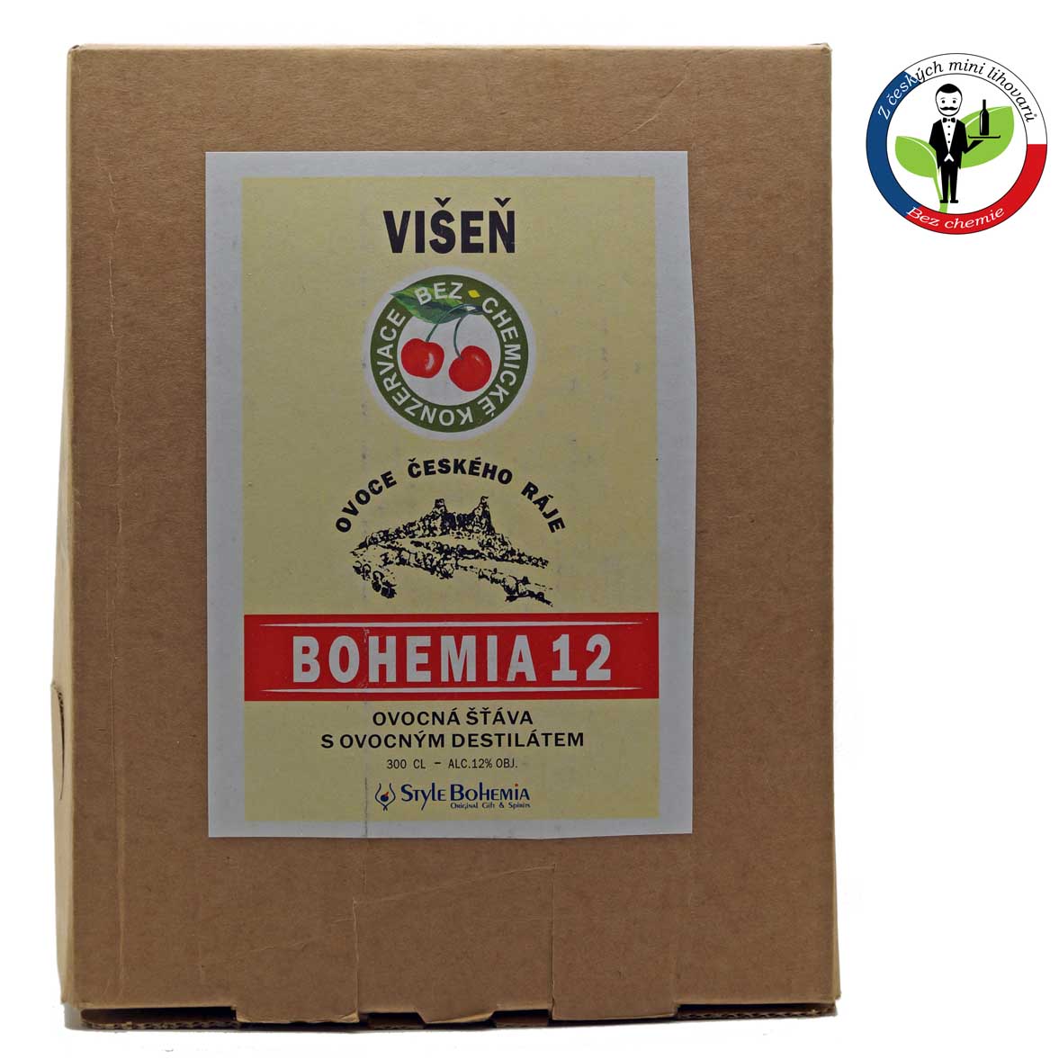 Bohemia 12 Višeň BOX 3l - alkoholizovaný mošt