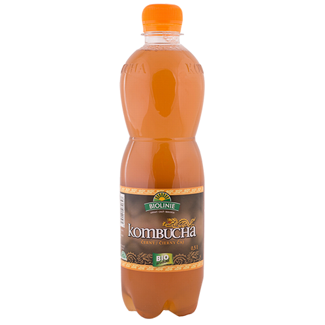 BIOLINIE kombucha černý čaj BIO - 500 ml