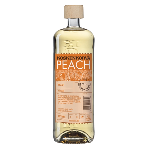 Koskenkorva Peach 20% 1l