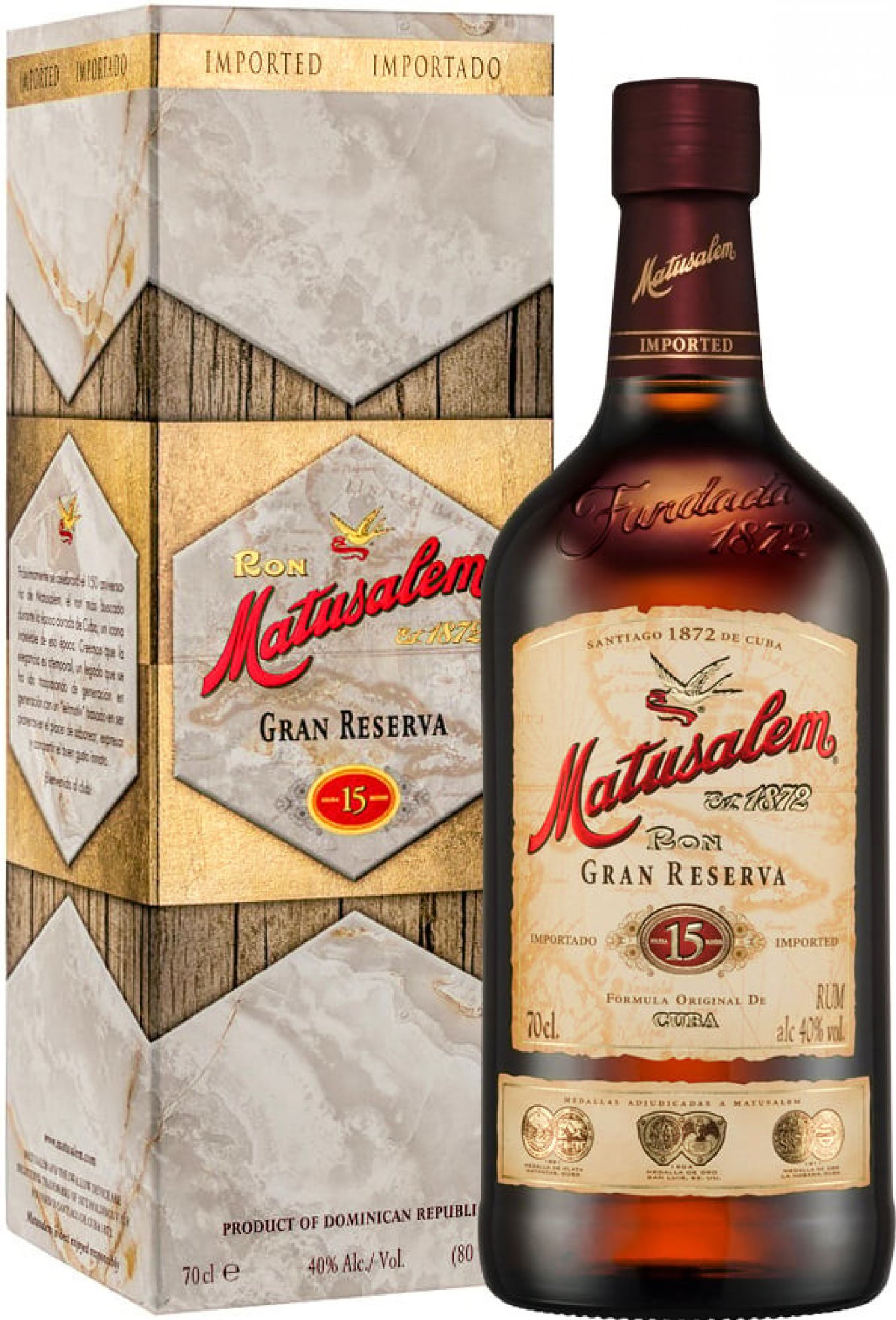 Matusalem Gran Reserva 15y 40% 0,7l