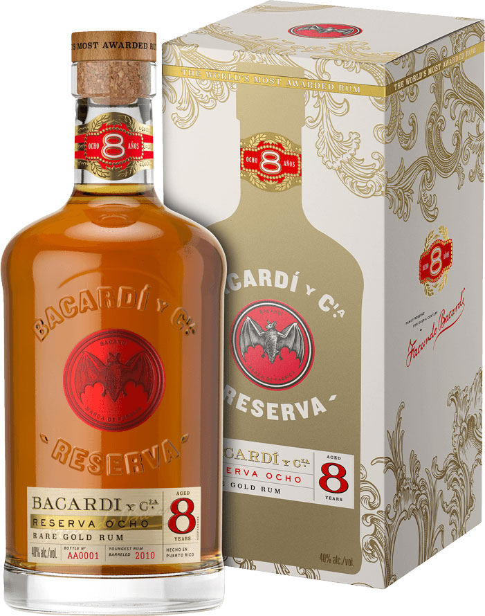 Bacardi 8 YO 40% 0,7l