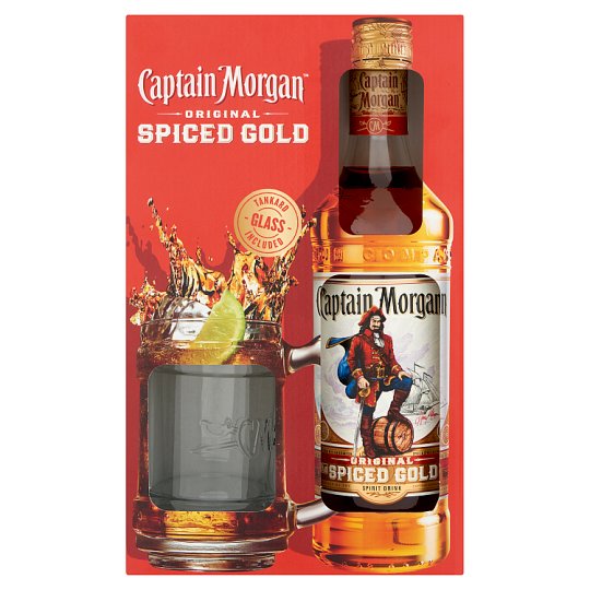 Captain Morgan Spiced 35% 0,7l + korbel