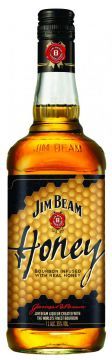 Jim Beam Bourbon Honey 35% 1 l (holá láhev)