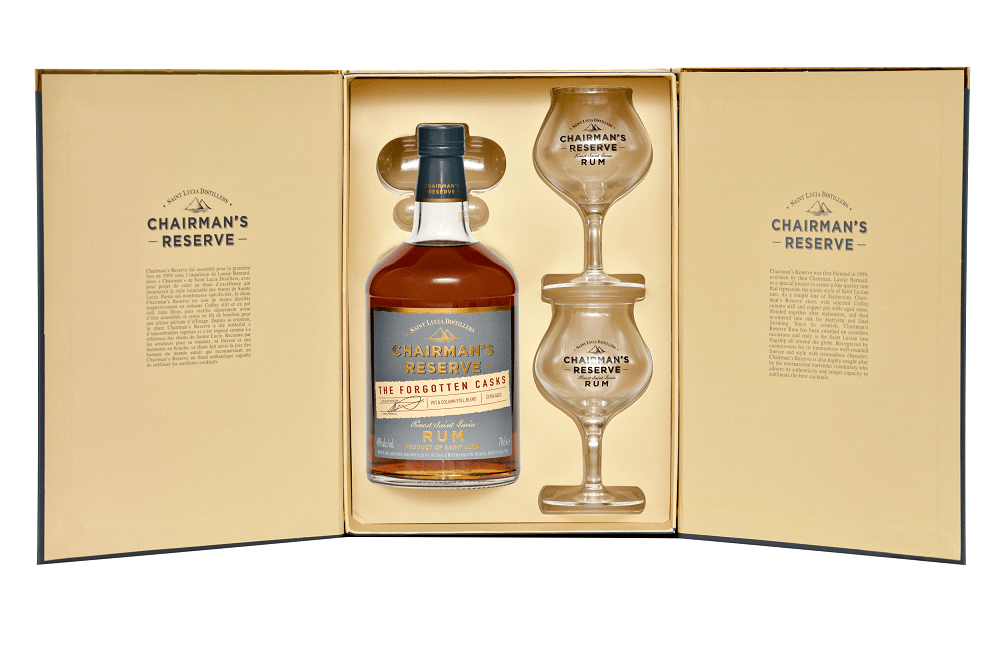 Chairman's Reserve Forgotten cask 40% 0,7l se sklenkami