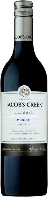 Jacob’s Creek Merlot 13,5% 0,75l Jacob’s Creek Merlot 13,5% 0,75l
