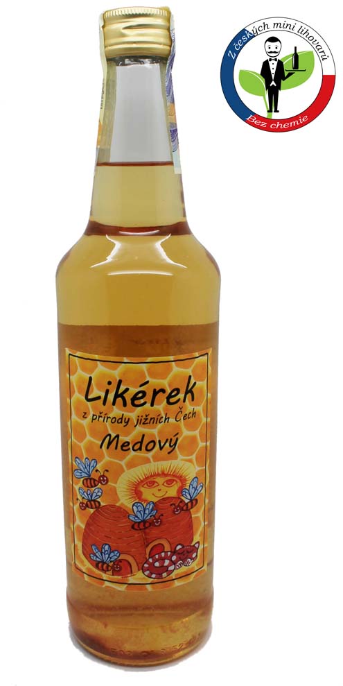 Chvalešovický Medový likér 38% 0,5l