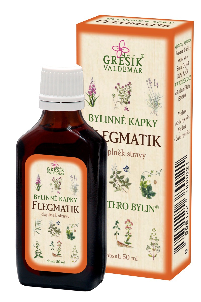 Valdemar Grešík Grešík Flegmatik, bylinné kapky 50 ml