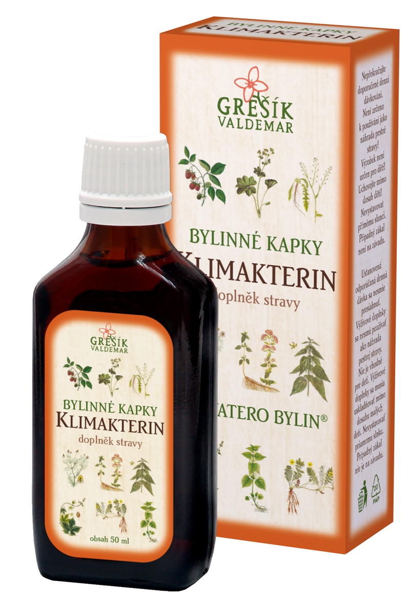 Grešík Klimakterin bylinné kapky 50 ml