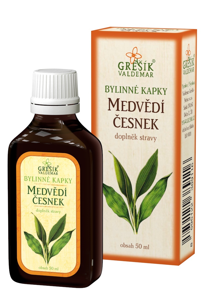 Grešík Medvědí česnek bylinné kapky 50 ml