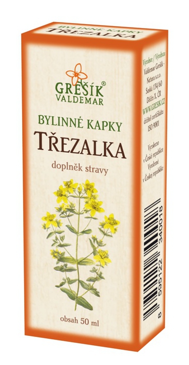 Grešík Třezalka bylinné kapky 50 ml